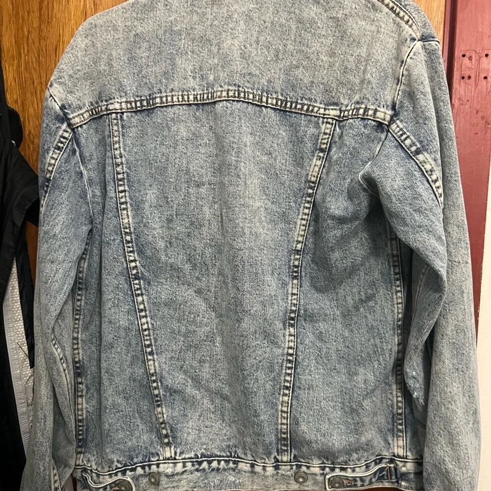 Free peoplele oversized denim jacketed - Picture 6 of 6